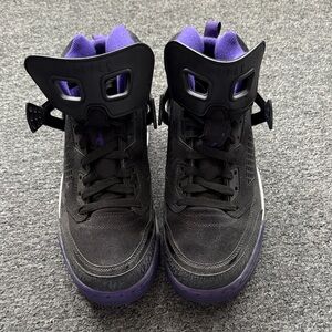 Jordan 4 Retro Black Court Purple